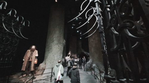  Kielletyn metsän sisäänkäynti ja Rubeus Hagrid