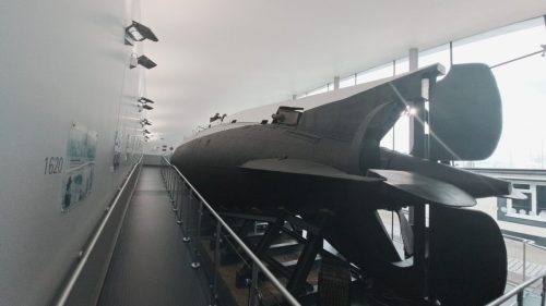HMS Holland 1 -sukellusveneen peräosa ja peräsimet