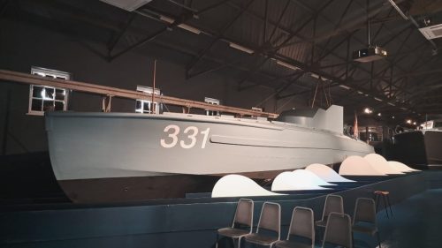  CMB 331 -rannikkomoottorivene (Coastal Motor Boat) valmiiksi entisöitynä 