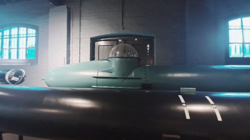 Kuvassa näkyy brittiläinen Chariot-ohjattava torpedo 