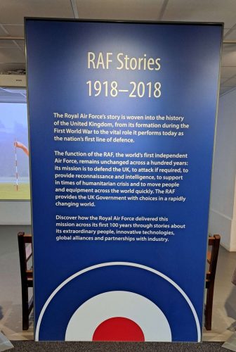 RAF tarina 1918-2018 museossa