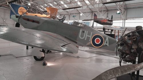Hawker Hurricame MK 2c, Suomessa on Tikkakoskella harvinaisempi (ainut) MK 1 versio