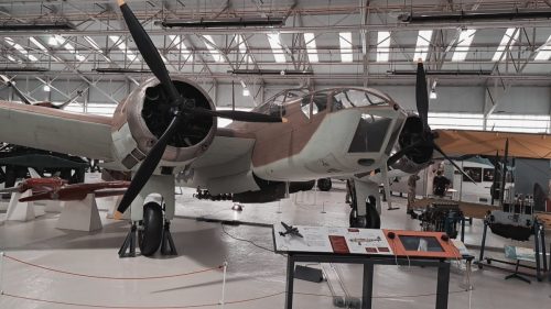 Bristol Blenheim Mk IV -keskiraskas pommikone. Maailman ainoa alkuperäinen ja kokonaisena säilynyt aito Bristol Blenheim -pommikone (BL-200) löytyykin Suomesta Tikkakoskelta