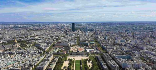 Pariisin näkymiä tornista, panoraama