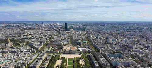 Pariisin näkymiä tornista, panoraama