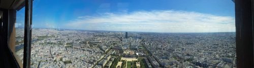 Pariisin näkymiä tornista, panoraama